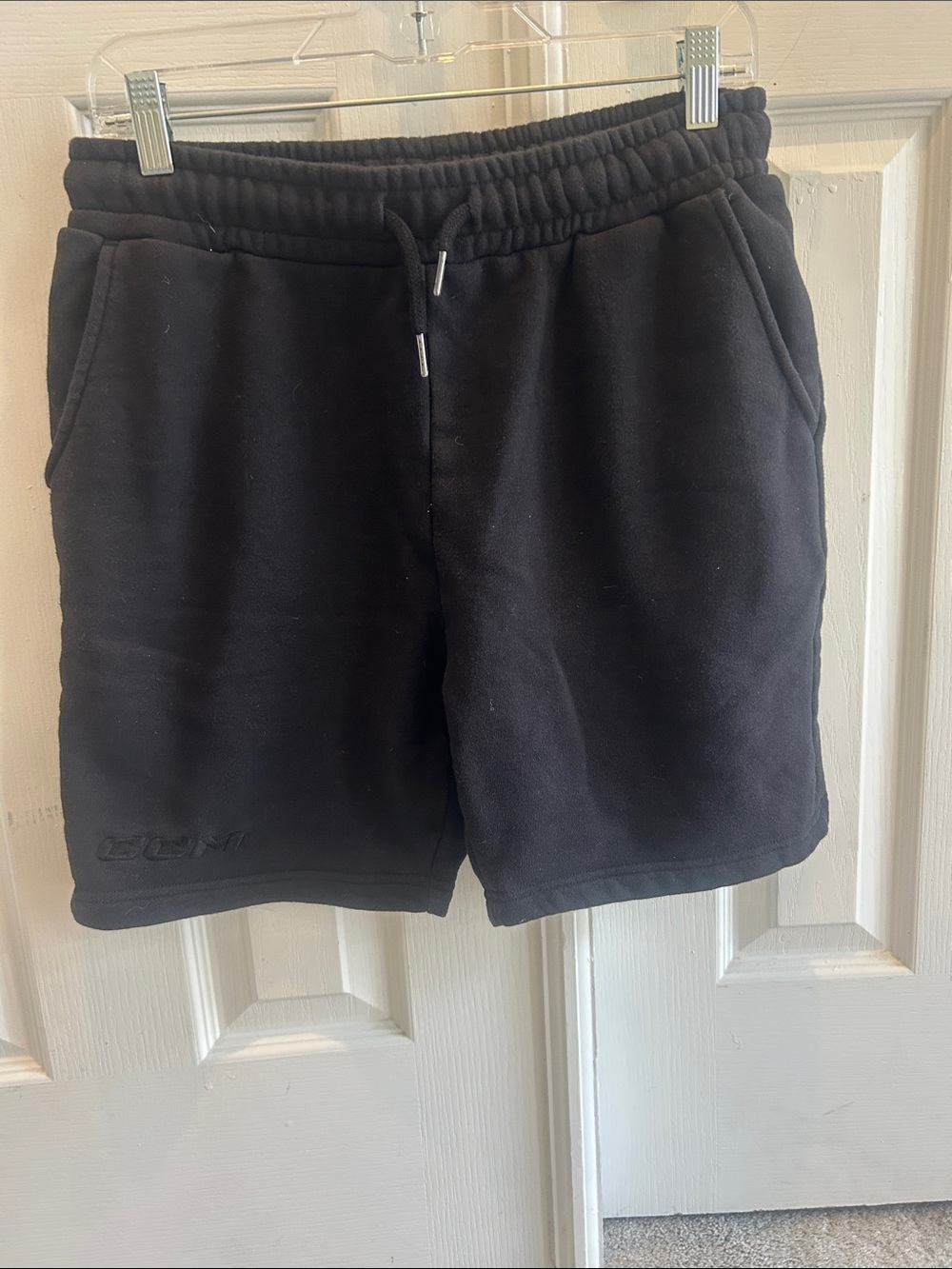 CCM Men's Black Athletic Fleece Shorts